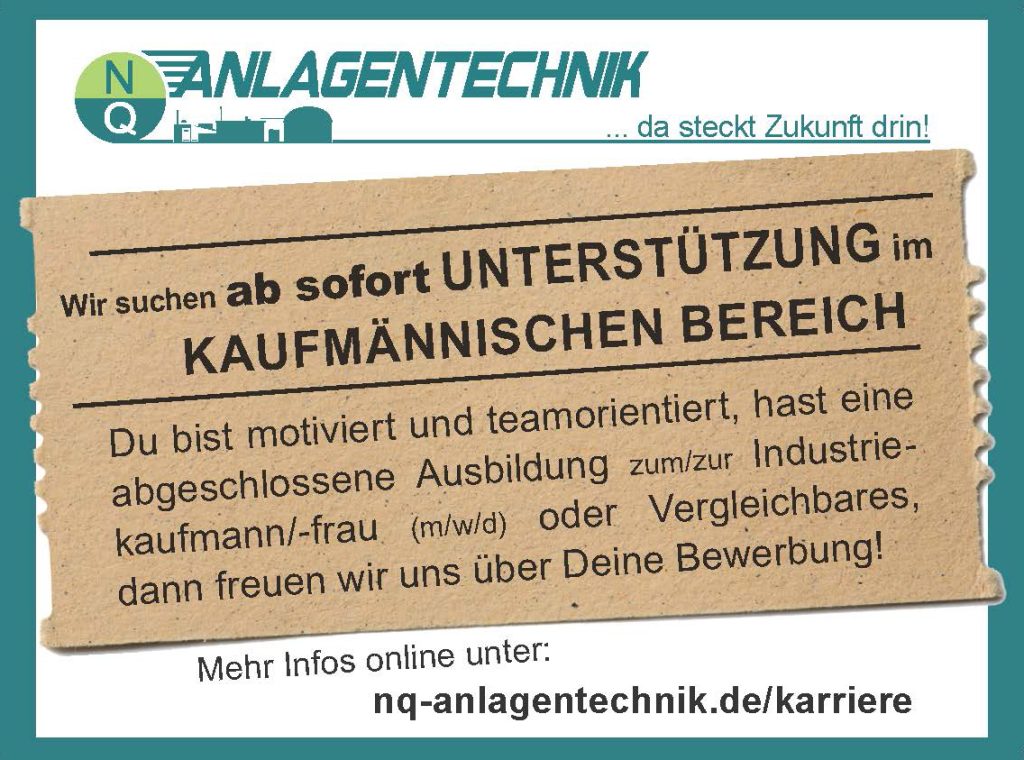 WIR STELLEN EIN: kaufmännische Mitarbeit / Elektroabteilung